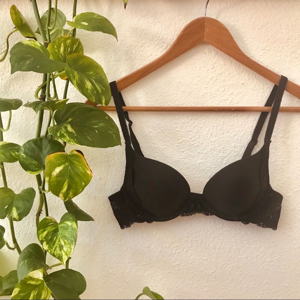 Lacey Black Pushup Bra🌱